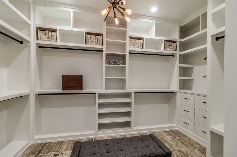 Integrated Bench and Storage Niche